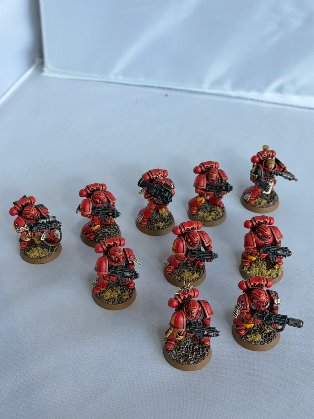 Warhammer 40k Blood Angels 1992 painted Miniatures